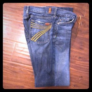 7FAMK DOJO Orange Stitched 29x33